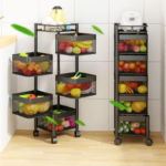Kitchen Storage Rotatable Shelf