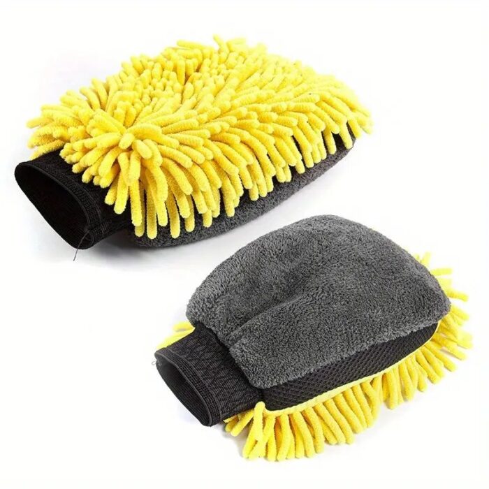 Microfiber Car Wash Glove | Double Sided - Image 3