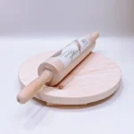 Wooden Rolling Pin and 26CM Round Board Set