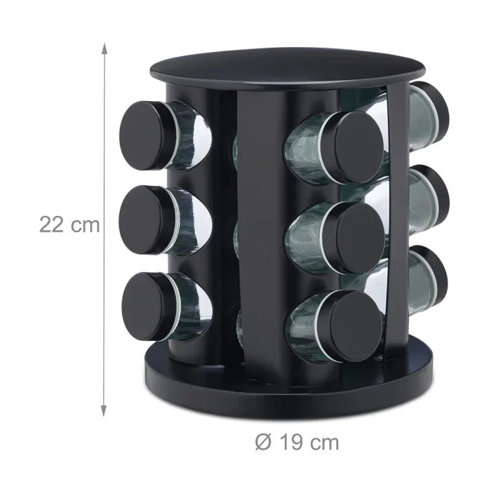12 PCS Rotatable Kitchen Spices Set - Image 5