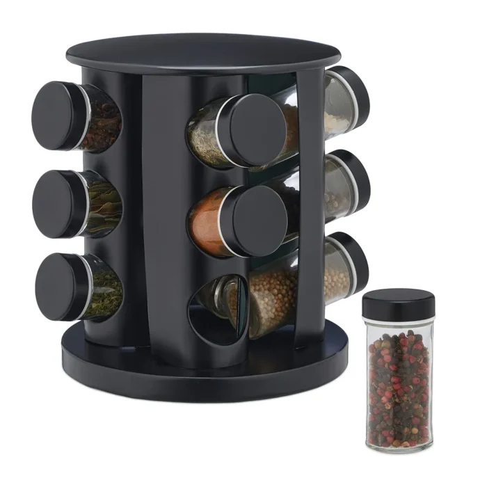 12 PCS Rotatable Kitchen Spices Set - Image 4