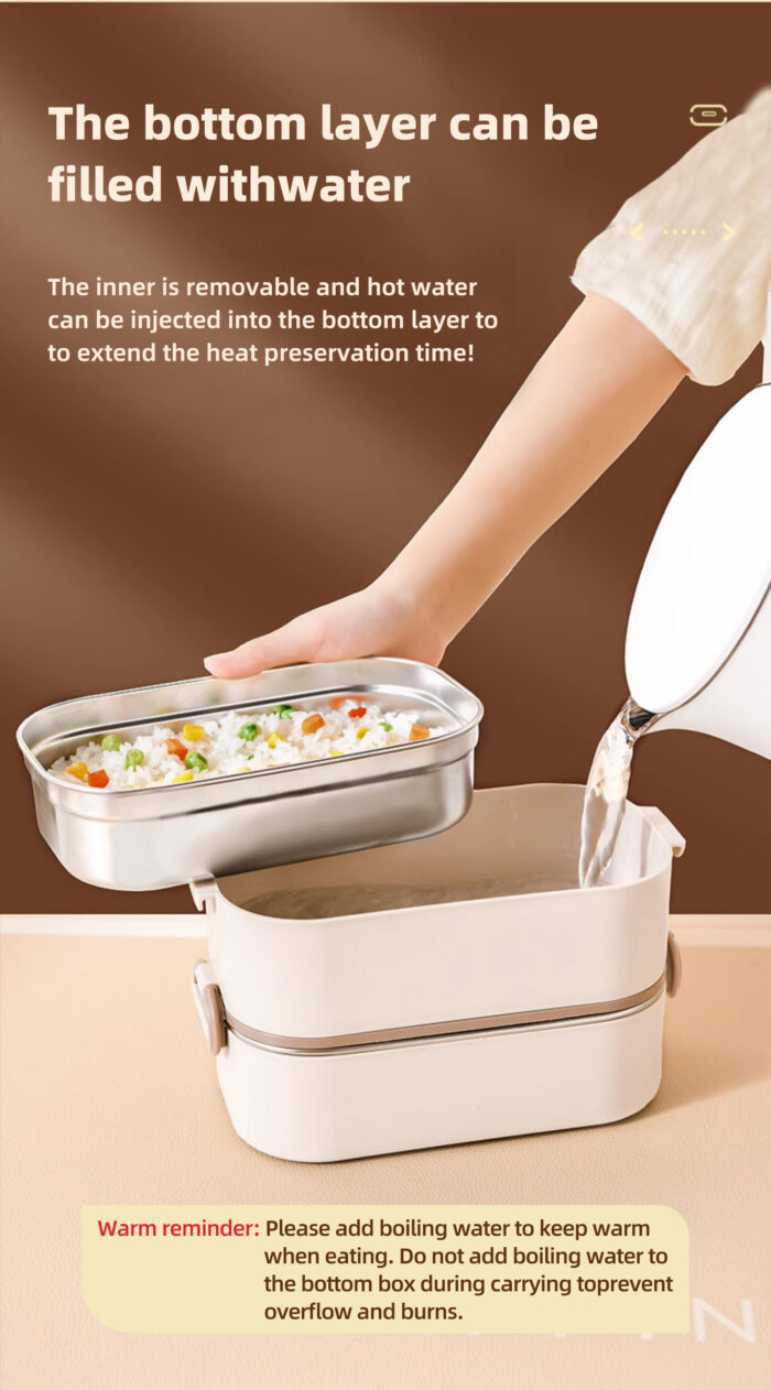Bento Stainless Steel Lunch Box With Insulated Bag - Image 11