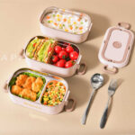 Bento Stainless Steel Lunch Box With Insulated Bag - Image 12