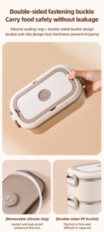 Bento Stainless Steel Lunch Box With Insulated Bag - Image 13