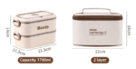 Bento Stainless Steel Lunch Box With Insulated Bag - Image 2
