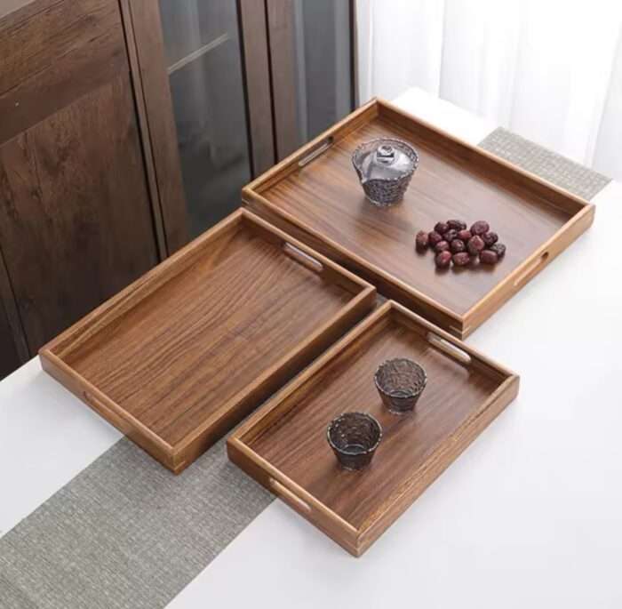 3 PCS Wooden Tray - Image 4