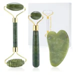 Face Massager | Jade Roller Gua Sha | Natural Stone