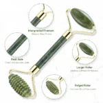 Face Massager | Jade Roller Gua Sha | Natural Stone - Image 4