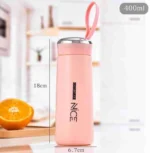 Vaccum Flask Glass Water Bottle 400ML - Image 2