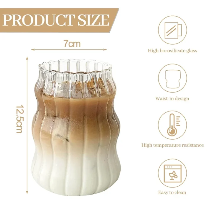 Gourd Shape Glass Cup - Image 2