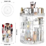 360 Degree Rotating Cosmetic Makeup Organizer - Image 2