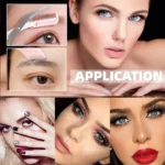 Eyebrow Trimmer Set | Stainless Steel Curved Eyebrow Razor Eyebrow Scissors With Comb - Image 8