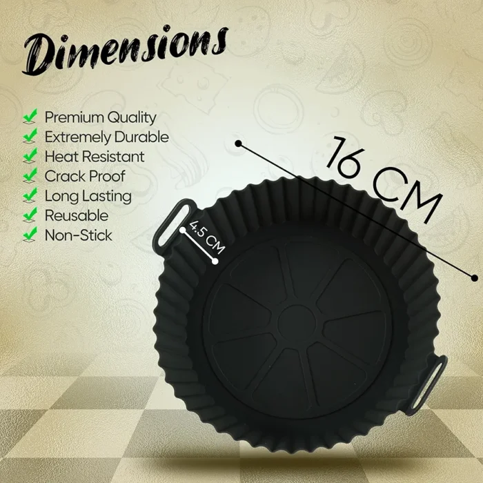 Silicone Air Fryer Liner Reusable - Image 2