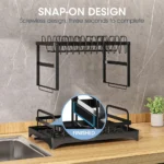 New Dish Drying Rack for Kitchen Counter With Drainage - Image 4
