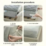 Bed Sheet Holder | Bedsheet Locker 4 Pcs - Image 4