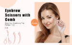 Eyebrow Trimmer Set | Stainless Steel Curved Eyebrow Razor Eyebrow Scissors With Comb