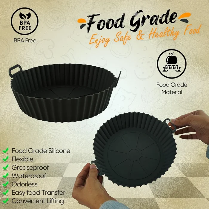 Silicone Air Fryer Liner Reusable - Image 3