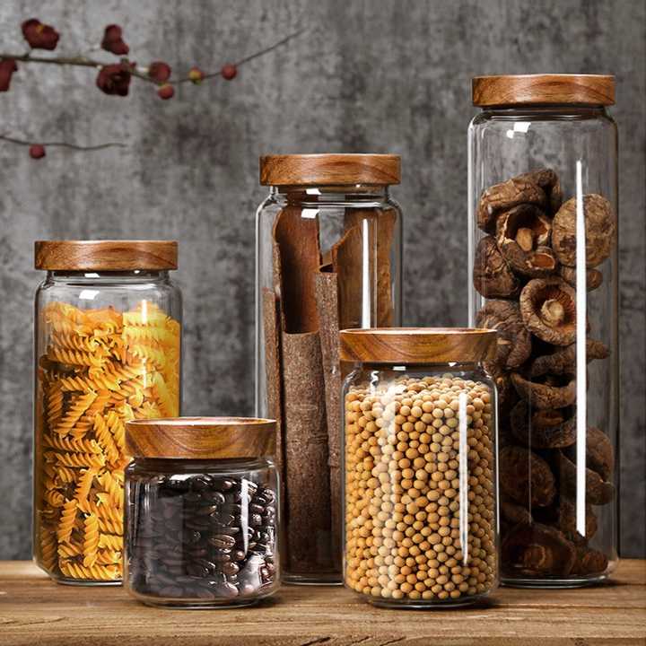H82a64b269401470da62b01947c7986ffi.jpg_720x720q50 Kitchen Storage Glass Jar - Image 1