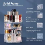 360 Degree Rotating Cosmetic Makeup Organizer - Image 3