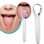Open Type Tongue Scraper | Stainless Steel Oral Tongue Cleaner
