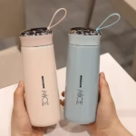Vaccum Flask Glass Water Bottle 400ML - Image 5