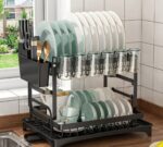 New Dish Drying Rack for Kitchen Counter With Drainage