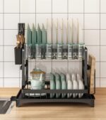New Dish Drying Rack for Kitchen Counter With Drainage - Image 3