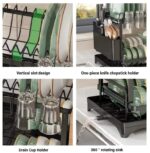 New Dish Drying Rack for Kitchen Counter With Drainage - Image 8