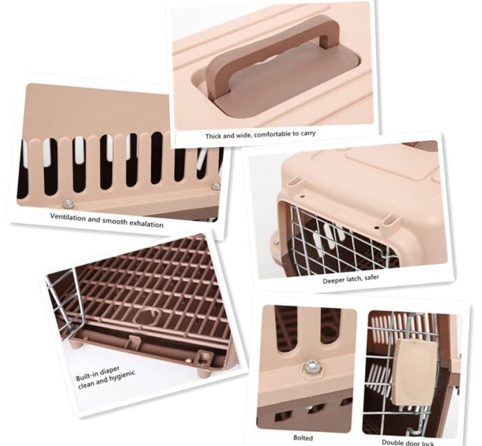 Pet Carrier Cat Cage Travel Kennel - Image 7