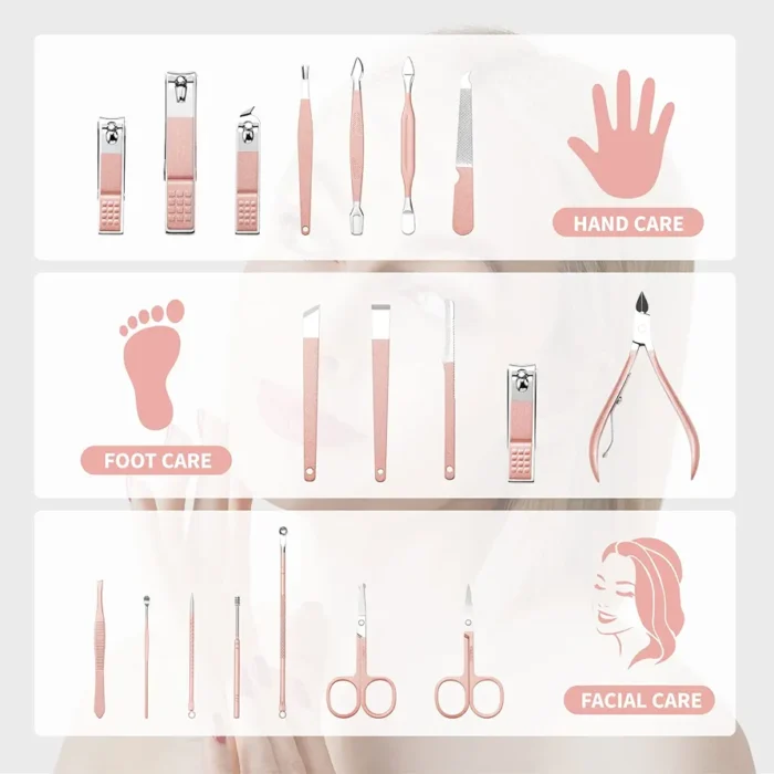 18-Piece Professional Nail Clippers Set - Image 4