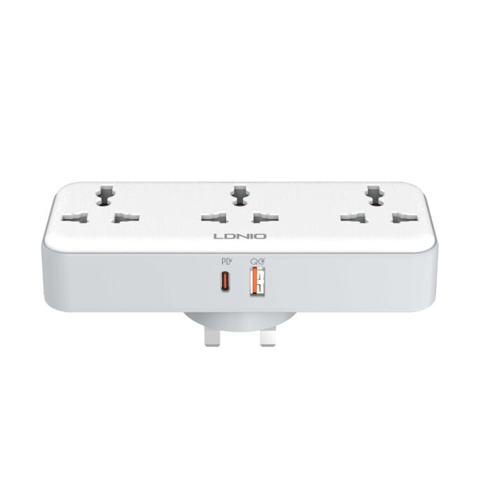 Ldnio 3 AC Outlets Portable Extension Power Socket SC3317 - Image 9