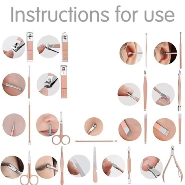 18-Piece Professional Nail Clippers Set - Image 15
