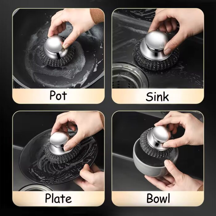 Stainless Steel Pot Brush - Image 7