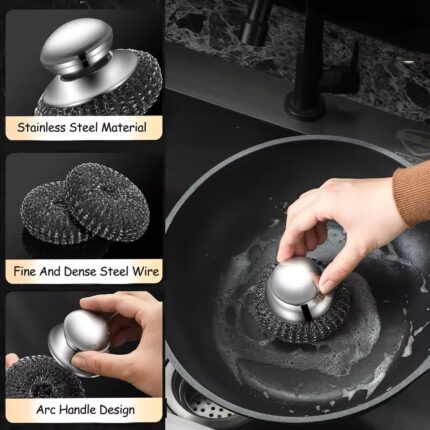 Stainless Steel Pot Brush