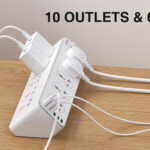 LDNIO 10 AC Outlets Universal Power Strip SC10610C