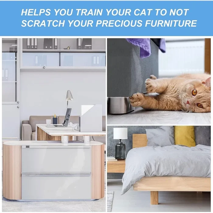 Furniture Transparent Sticker | Cat Scratch Deterrent Tape - Image 2