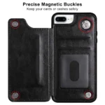 PU Leather Magnetic Closure Protective Case Cover - Image 4