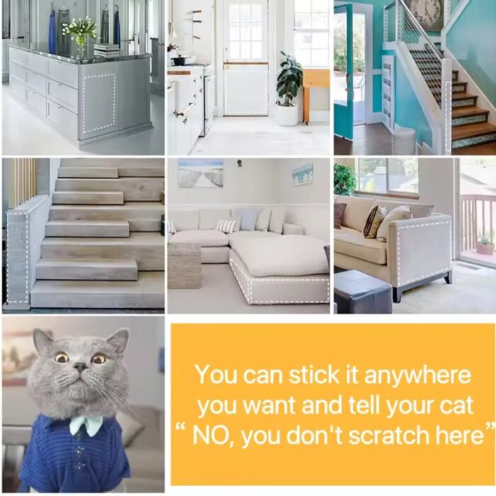 Furniture Transparent Sticker | Cat Scratch Deterrent Tape - Image 7