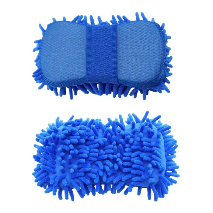 Coral Microfiber Car Washing Sponge - Image 3