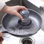 Plastic Pot Cleaning Brush with dispensar - Image 11