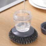 Plastic Pot Cleaning Brush with dispensar - Image 9