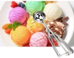 Stainless Steel Ice Cream Scoop with Lifter - Image 3
