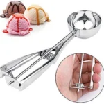 Stainless Steel Ice Cream Scoop with Lifter