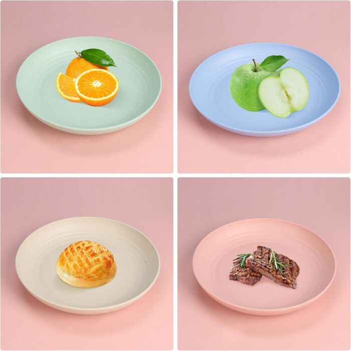 Unbreakable Wheat Straw Dish Fruit Plate - Image 9