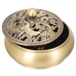 Brass Incense Burner with Lid Decorative - Image 7