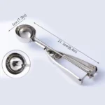 Stainless Steel Ice Cream Scoop with Lifter - Image 2