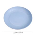 Unbreakable Wheat Straw Dish Fruit Plate - Image 2