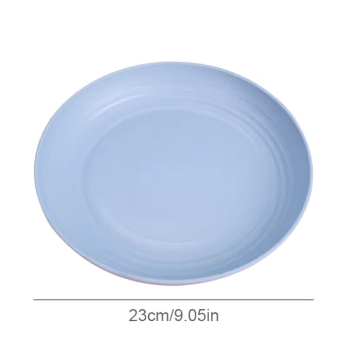 Unbreakable Wheat Straw Dish Fruit Plate - Image 2