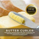 Stainless Steel Butter Knife With Hole Cheese Butter Cutter