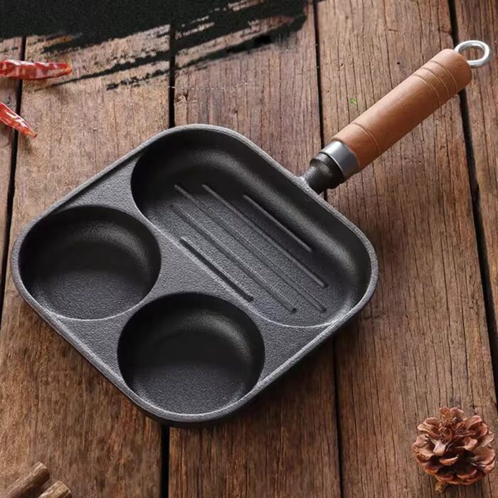 2 Hole Cast Iron Pan - Image 6